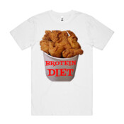 BROTEIN DIET - Mens Block T shirt