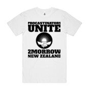 PROCASTINATORS UNITE - Mens Block T shirt