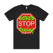 NEVER STOP TRYING - Mens Block T shirt