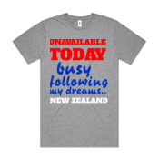 FOLLOWING MY DREAMS - Mens Block T shirt - Mens Block T shirt