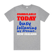FOLLOWING MY DREAMS - Mens Block T shirt - Mens Block T shirt